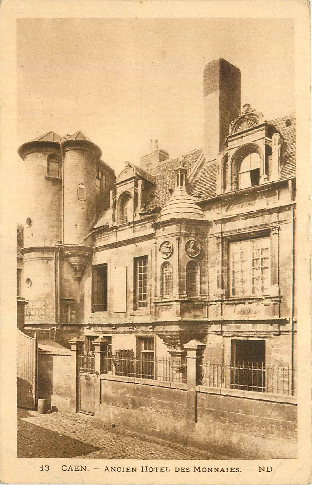CPA Caen Ancien hotel des Monnaies 