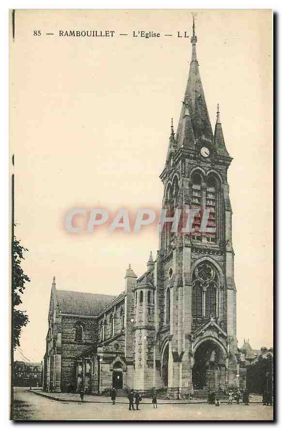 CPA Rambouillet l'eglise 