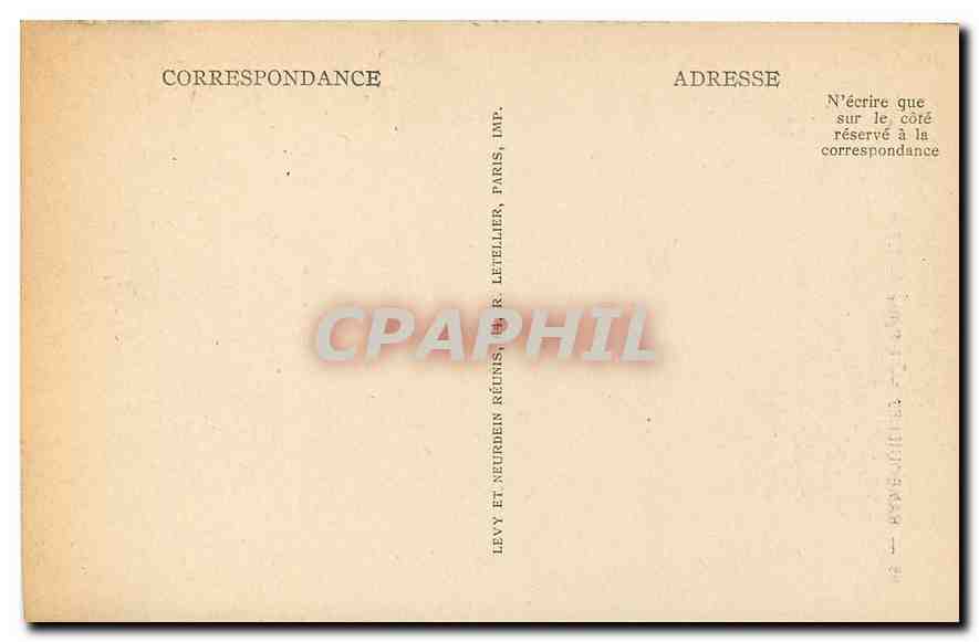 CPA Rambouillet l'eglise  — Back