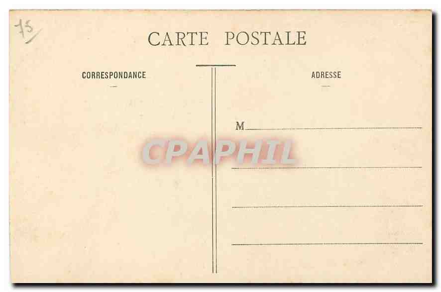 CPA Paris Bois de Boulogne la Passerelle  — Verso