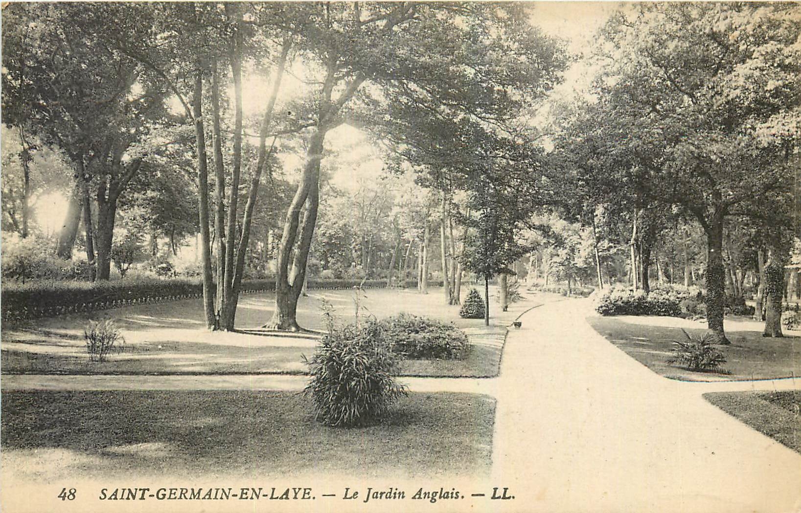 CPA Saint Germain en Laye le Jardin Anglais 