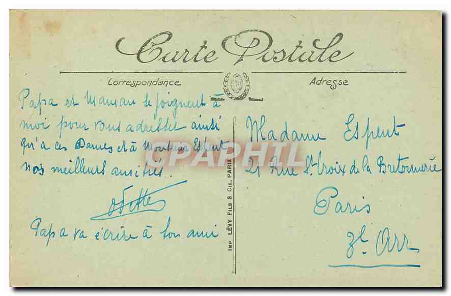 CPA Saint Germain en Laye le Jardin Anglais  — Back