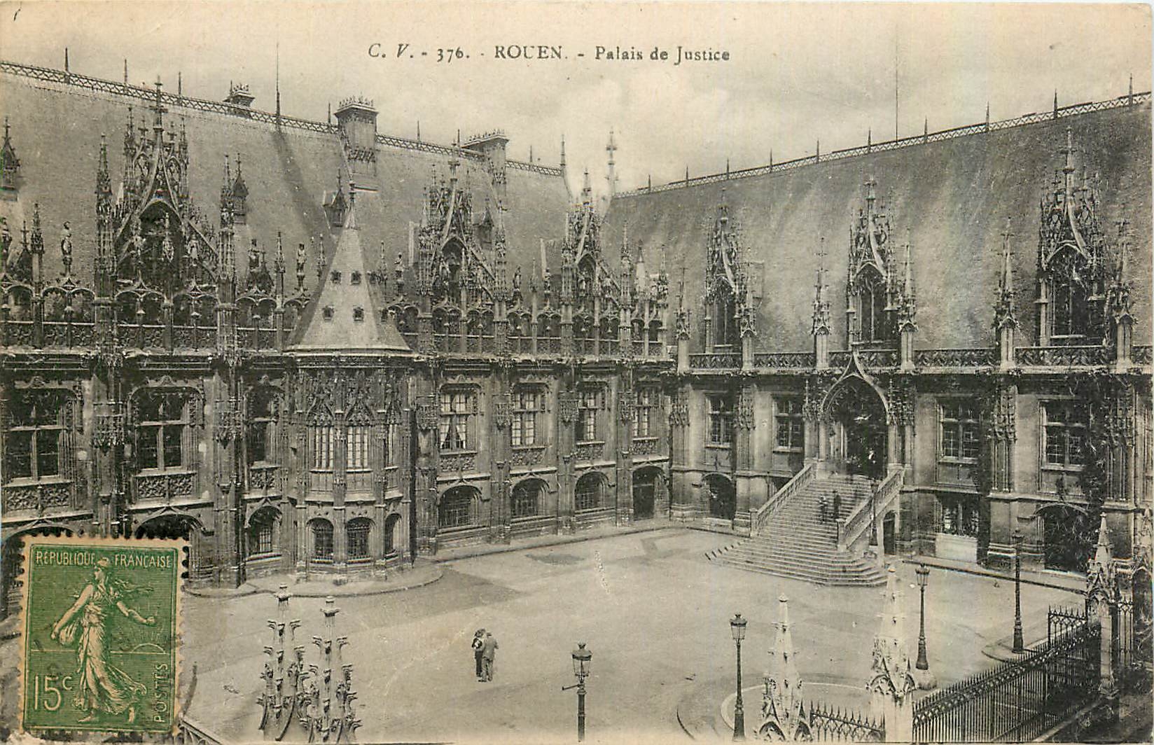 CPA Rouen Palais de Justice 