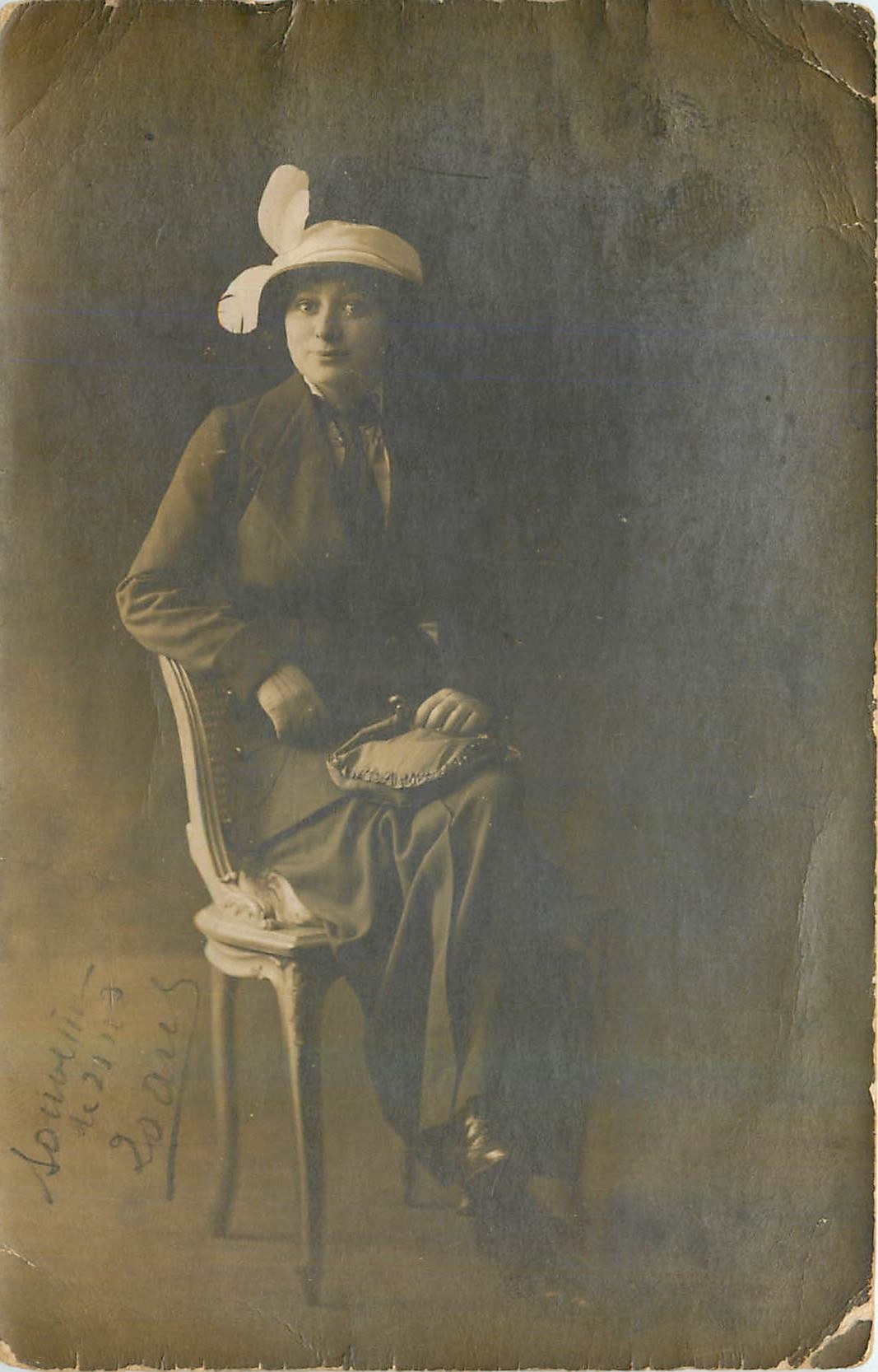 CARTE PHOTO Femme
