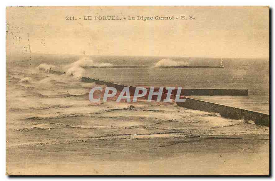CPA Le Portel La Digue Carnot 