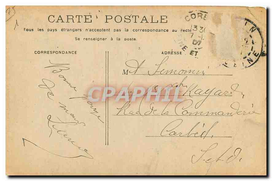 CPA Paris Tombeau de Napoleon I  — Rückseite