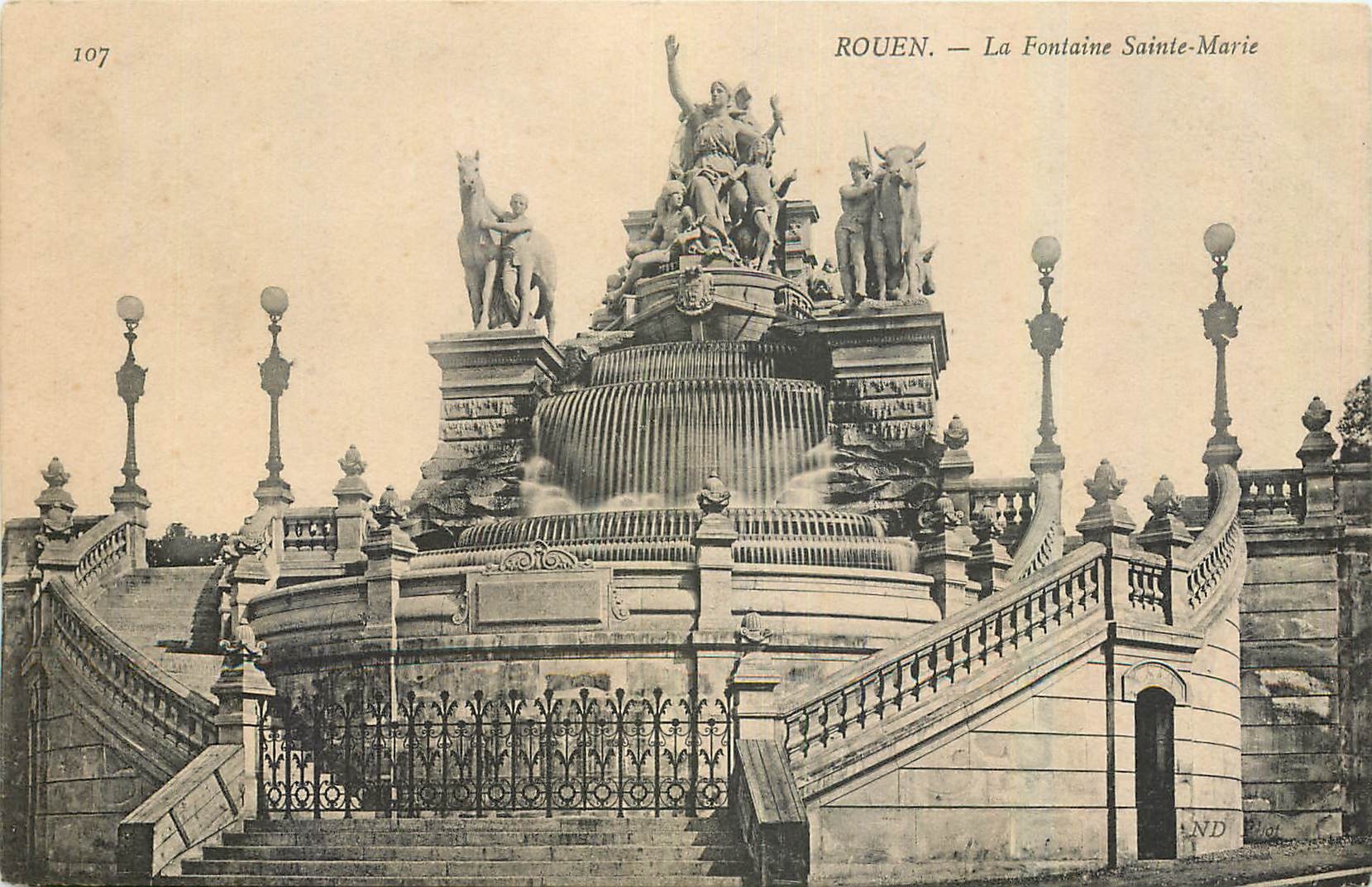 CPA Rouen La Fontaine Sainte Marie 