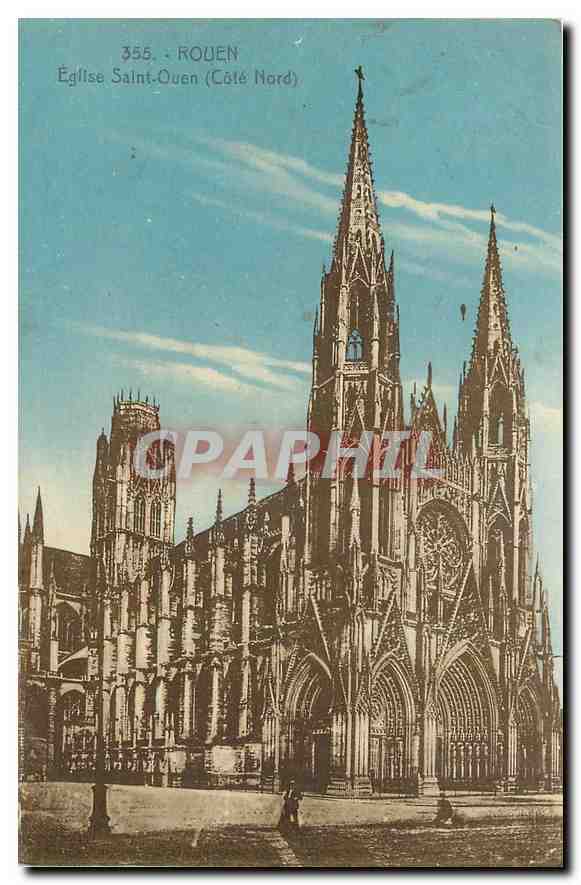 CPA Rouen Eglise Saint Ouen Cote Nord 