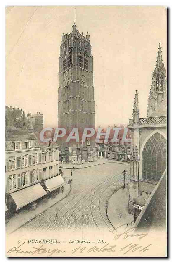 CPA Dunkerque Le Beffroi 