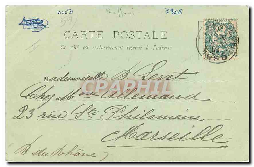 CPA Dunkerque Le Beffroi  — Back