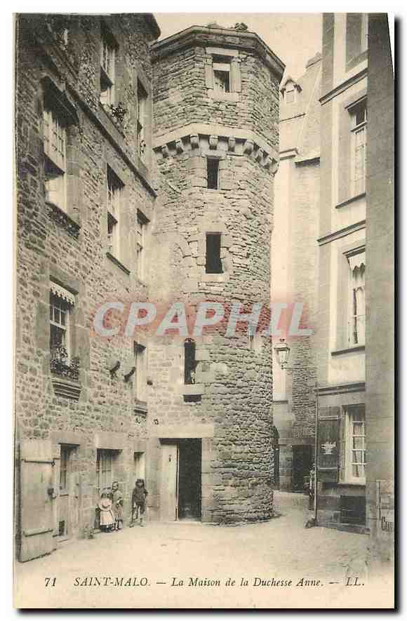 CPA Saint Malo La Maison de la Duchesse Anne 