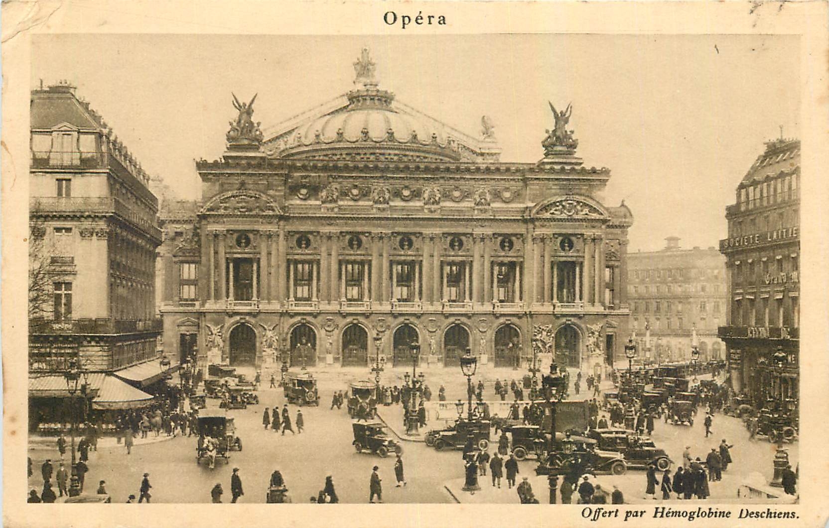 CPA Opera Offert par Hemoglobine Deschiens Paris