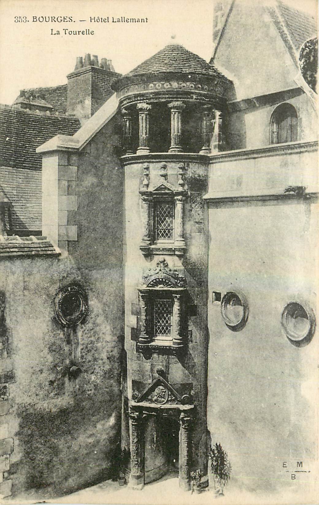 CPA Bourges Hotel Lallemant La Tourelle 