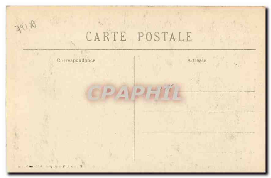 CPA Abbaye de Solesmes Sarthe Notre Dame la Belle  — Rückseite