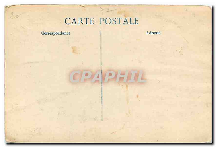 CPA Ferme ancendiee a Chauconin pres de Meaux  — Back