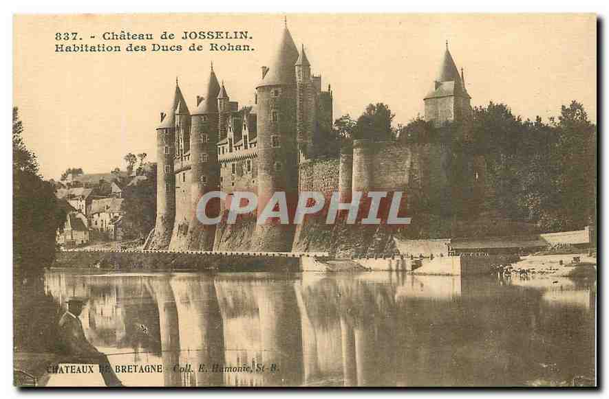 CPA Chateau de Josselin Ducs de Rohan Chateaux de Bretagne 