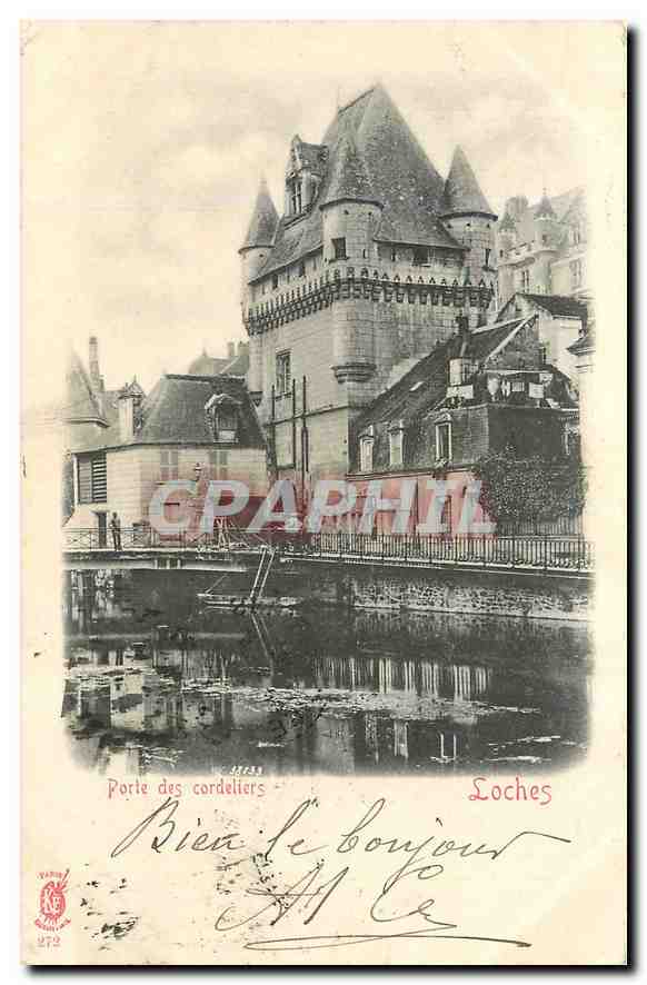 CPA Porte des Cordeliers Loches 