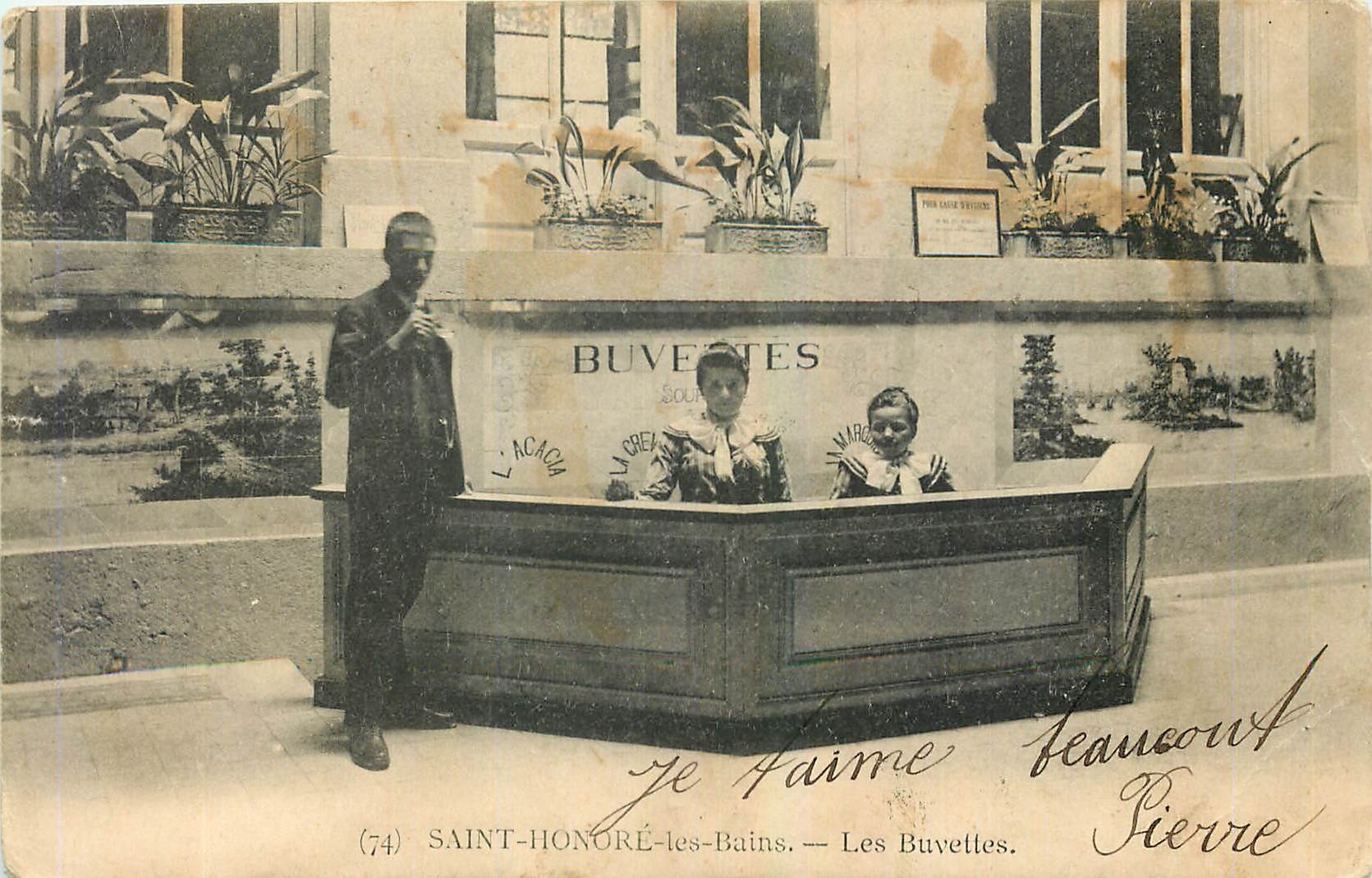 CPA Saint Honore les Bains Les Buvettes 