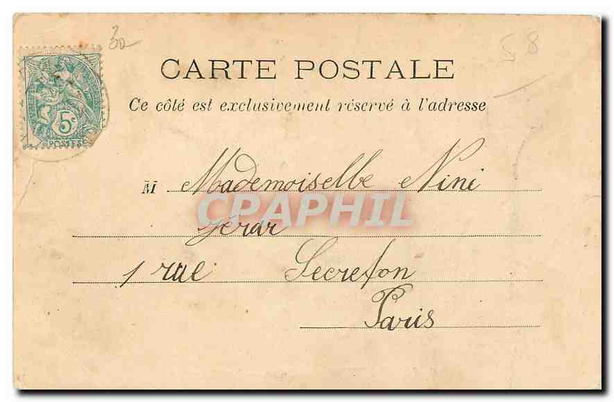 CPA Saint Honore les Bains Les Buvettes  — Rückseite
