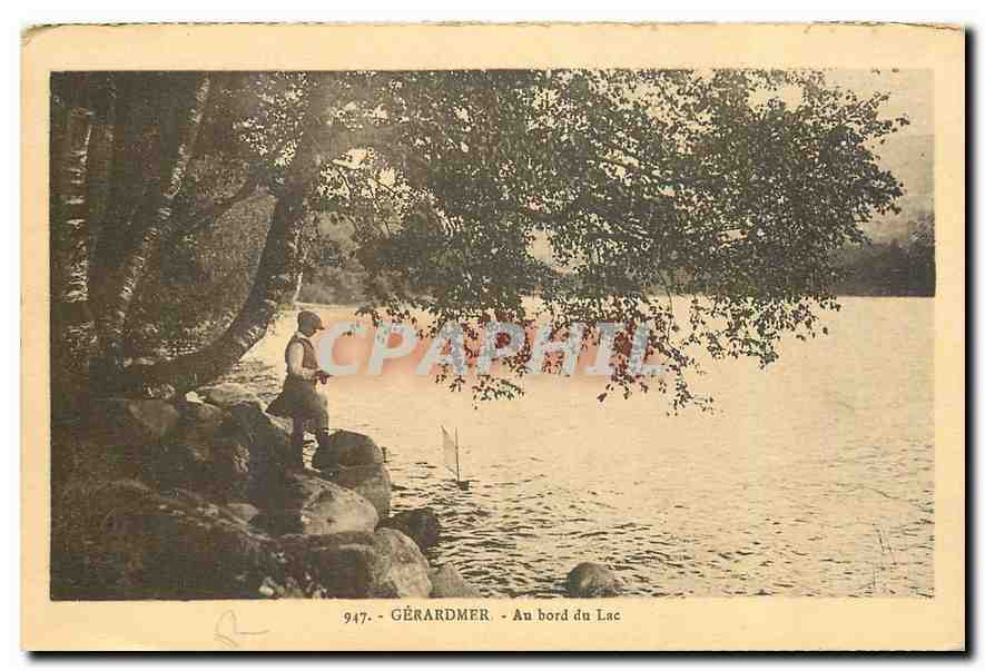 CPA Gerardmer Au bord du Lac 