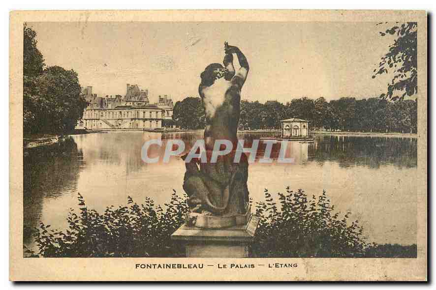 Fontainebleau — Das Schloss — Der See — Verlag unbekannt, Seriennummer nicht sichtbar