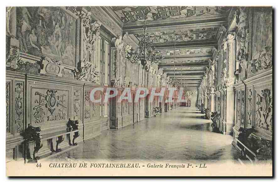 Kasteel van Fontainebleau — Galerij van François I — LL