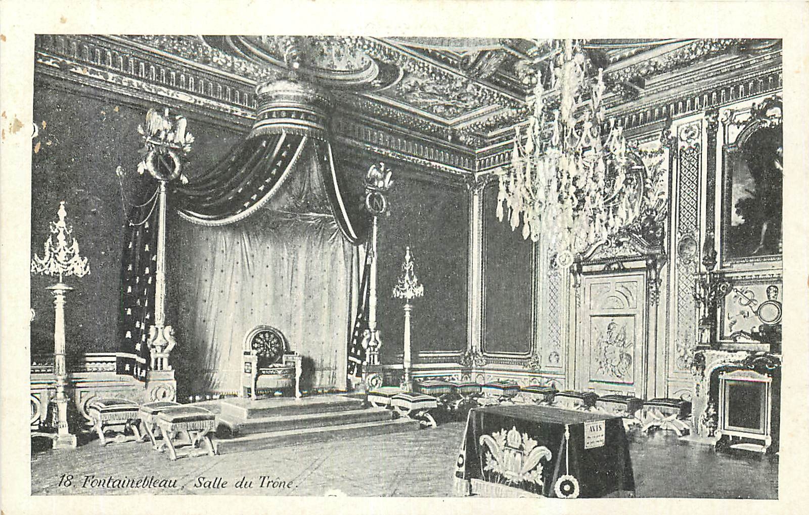 Fontainebleau, Salle des Trônes — Verlag AVIS, Nr. 18