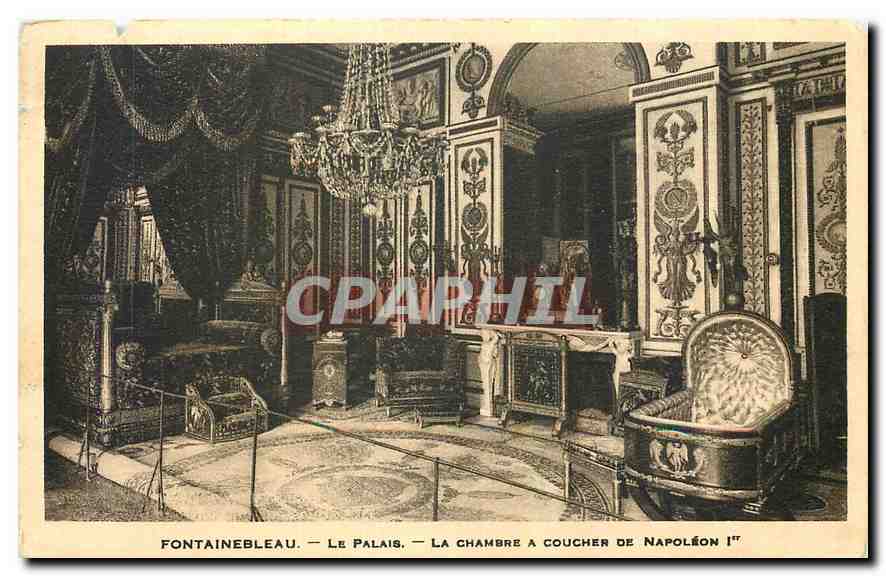 Fontainebleau — Le Palais — La chambre à coucher de Napoléon Ier
