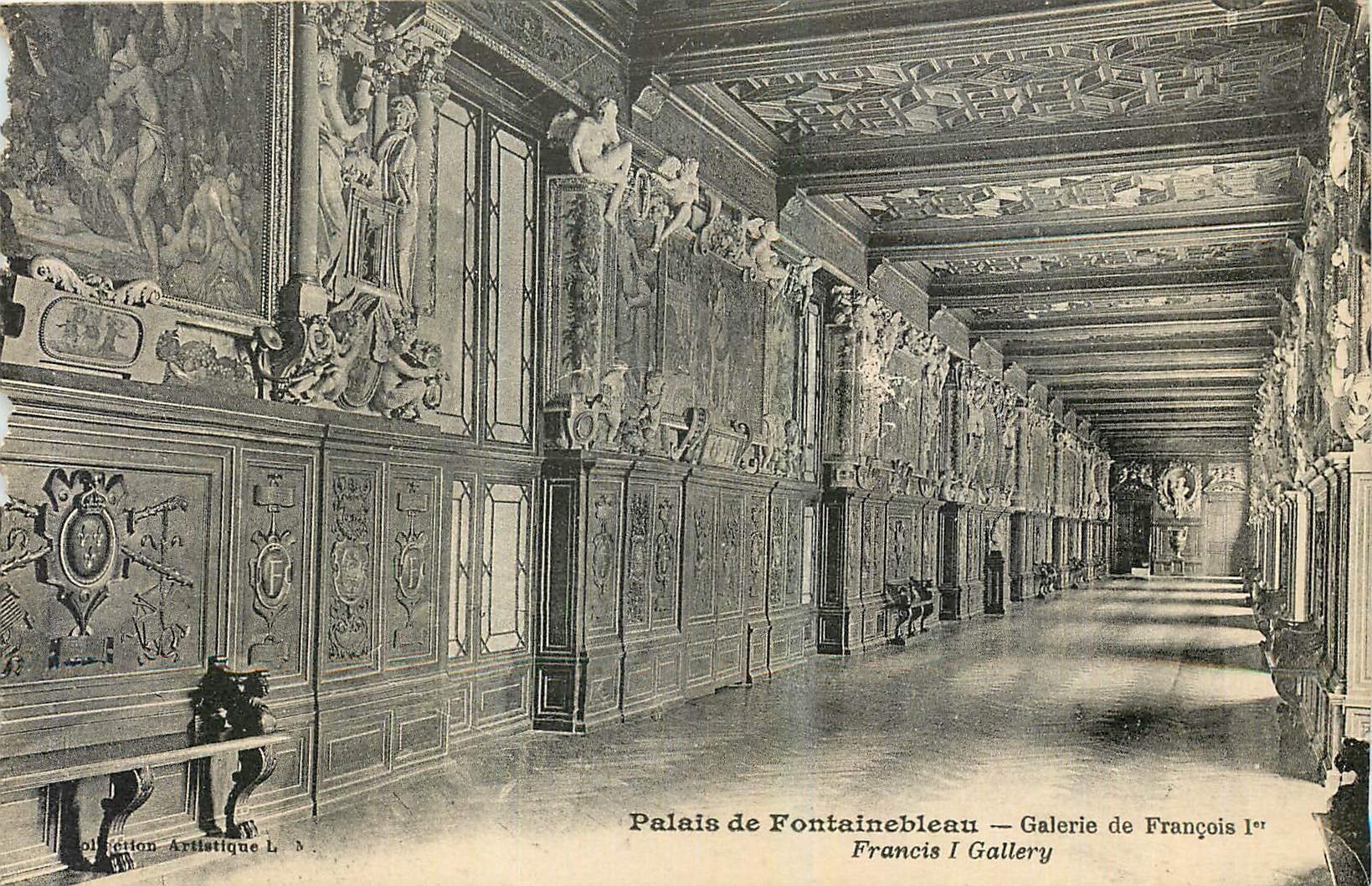 Palais de Fontainebleau — Galerie de François Ier — Collection Artistique L. Ménard