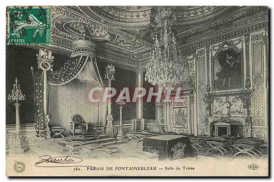 CPA Palais de Fontainebleau Salle du Trone 