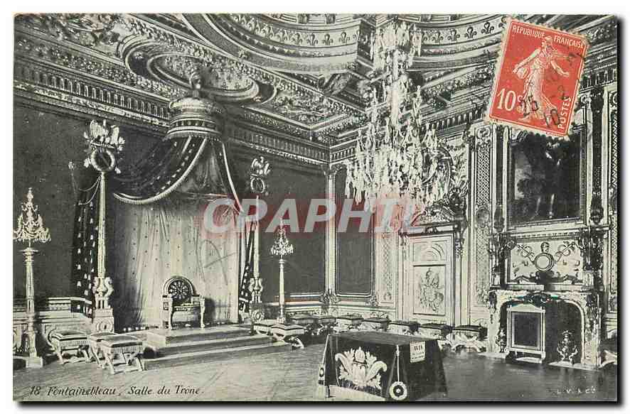 Fontainebleau, Salle du Trône — Verlag L.V. Lévy, n°18