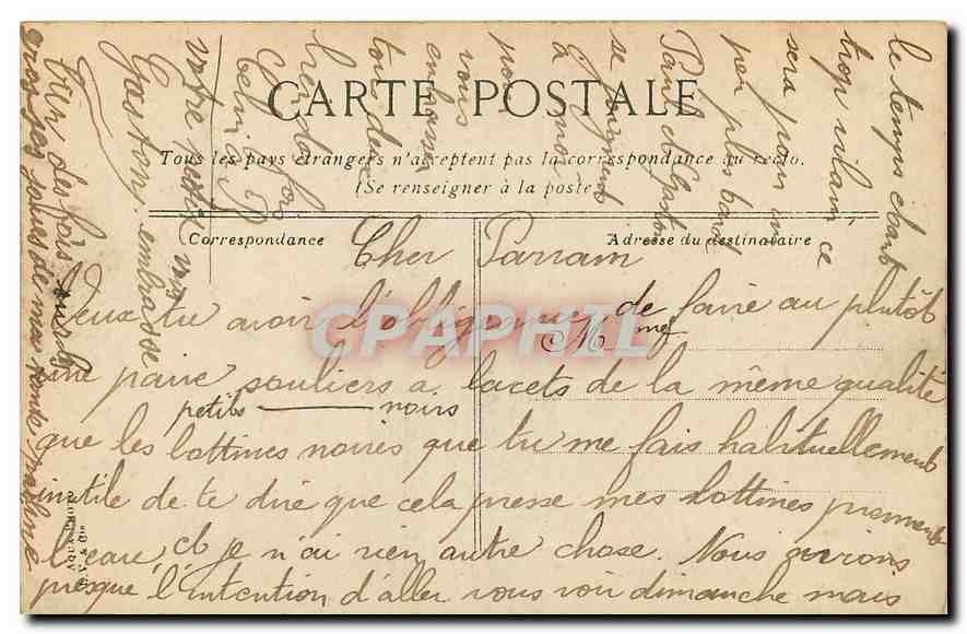 Fontainebleau, Salle du Trône — Verlag L.V. Lévy, n°18 — Rückseite
