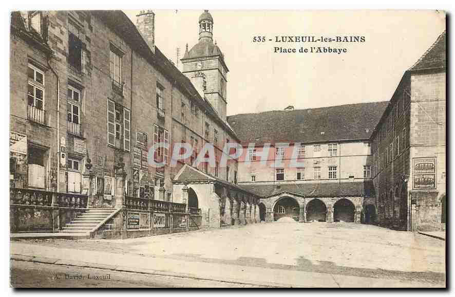 CPA Luxeuil les Bains Place de l'Abbaye 