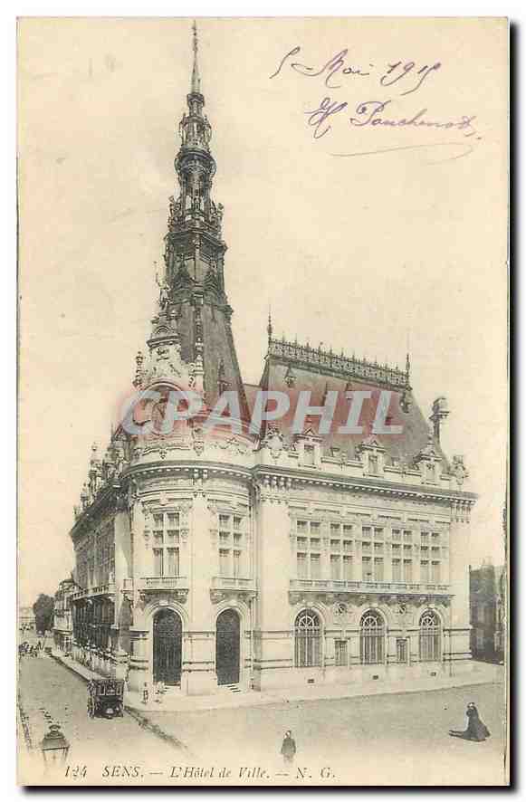 CPA Sens l'Hotel de Ville 