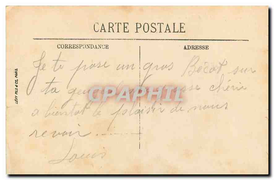 CPA Arras Place de la Gare Rue de Douai Militaria — Back
