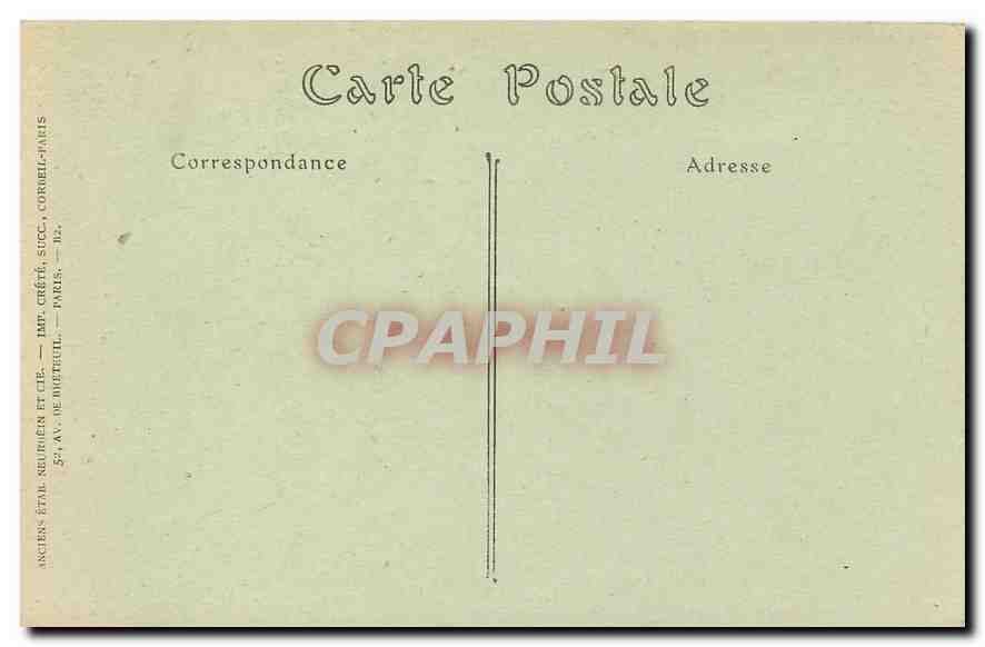 CPA Amboise Interieur de la Chapelle du Chateau  — Rückseite