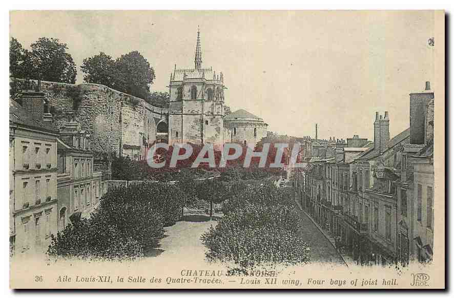 CPA Chateau Aile Louis XII la Salle des Quatre Travees 