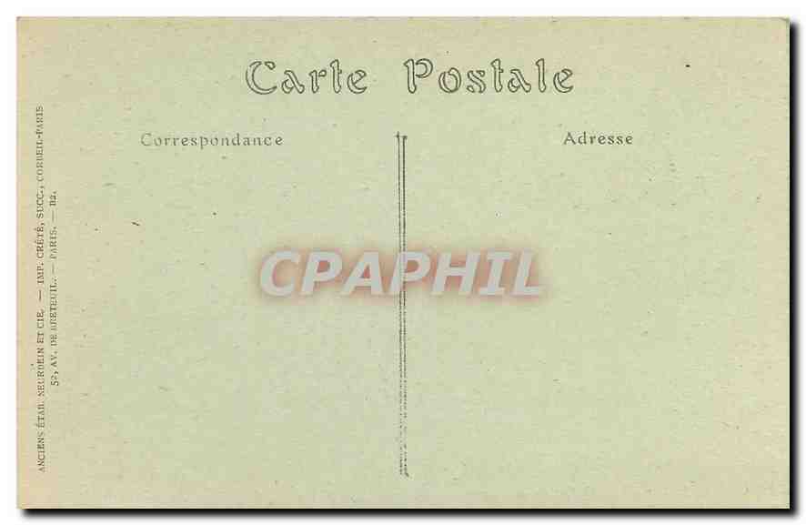 CPA Chateau Aile Louis XII la Salle des Quatre Travees  — Rückseite