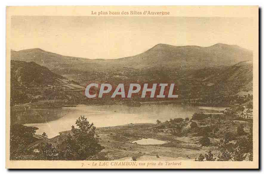 Le Lac Chambon — vue prise du Tartaret — série 7 — éditeur non visible