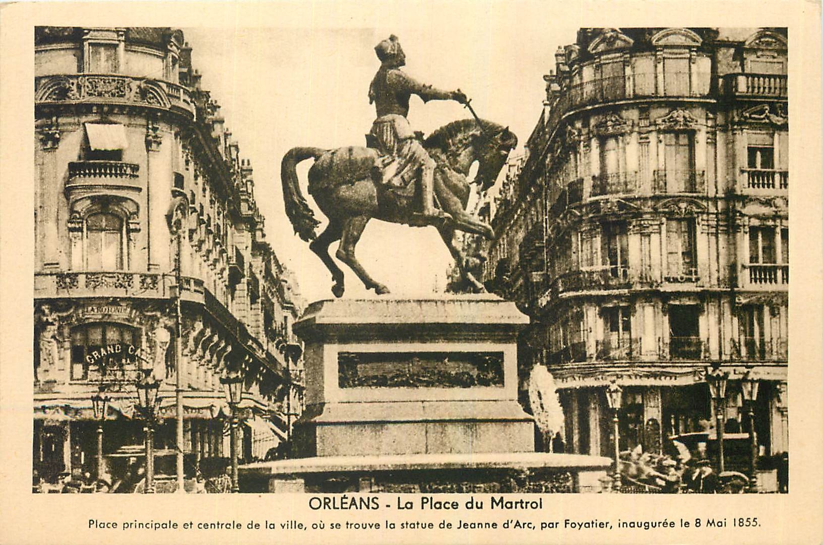 CPA Orleans La Place du Martroi