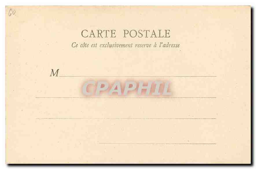 CPA Compiegne Galerie des Fetes  — Verso