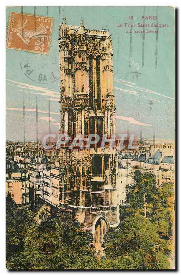 CPA Paris La Tour Saint Jacques