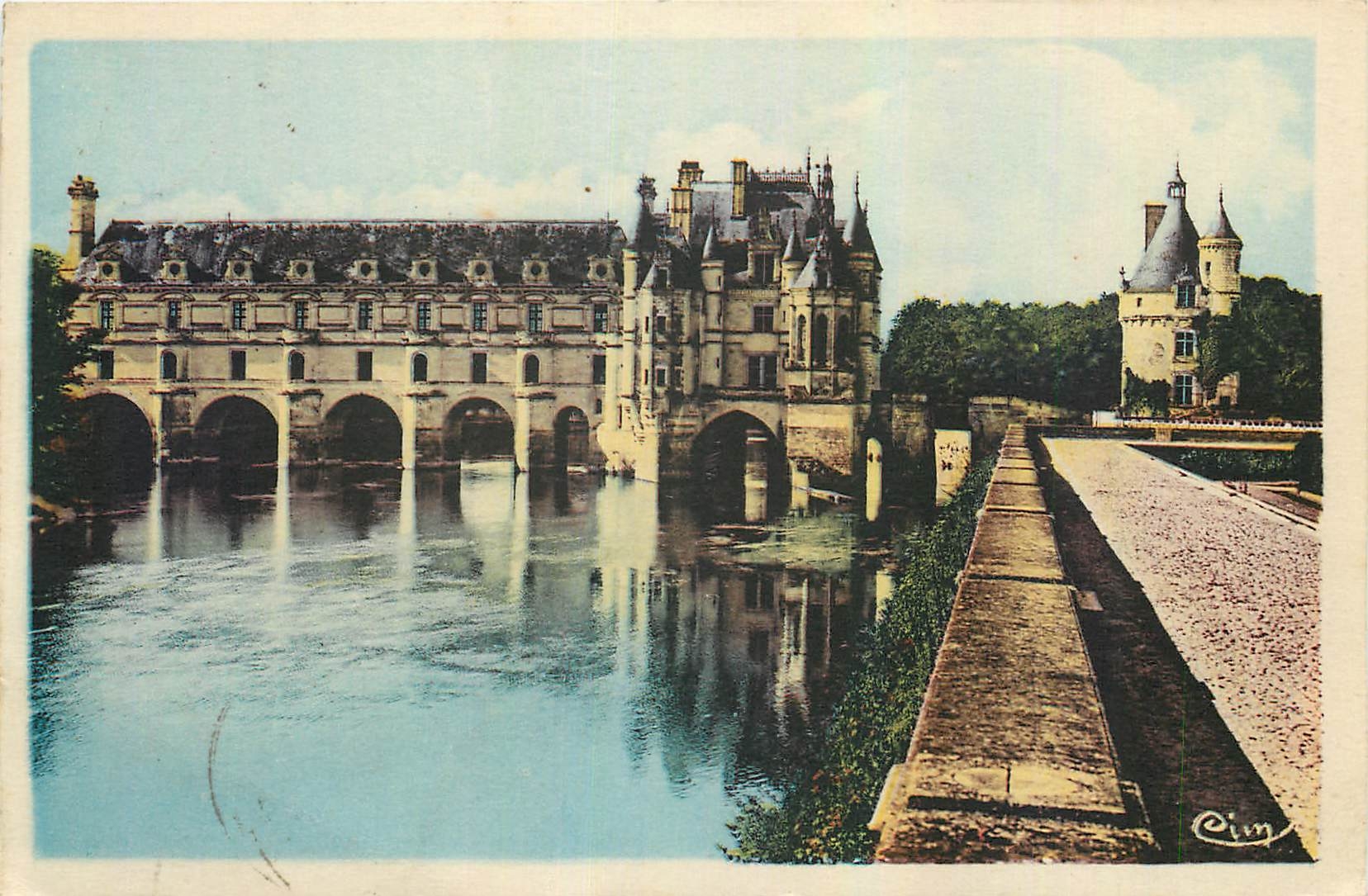 CPA Chateau de Chenonceaux I et L cote Est 