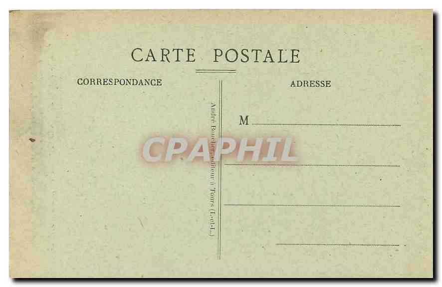 CPA Amboise L et I Le Chateau Sommet de la Tour  — Rückseite