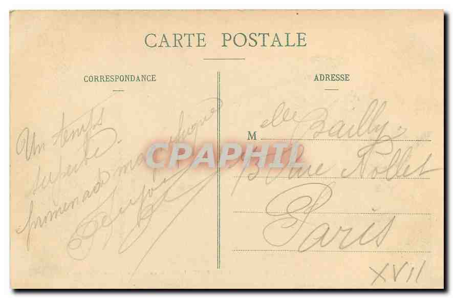 Palast von Fontainebleau — Die Abschiedshalle (Ministerialflügel) — Verlag nicht sichtbar, Nr. 31 — Rückseite