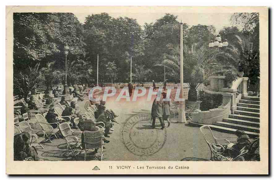 CPA Vichy Les Terrasses du Casino 