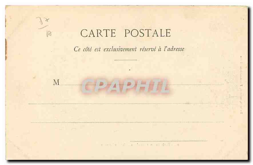 Forêt de Fontainebleau — Roche Eponge — Thibault, éditeurs, Fontainebleau — Verso
