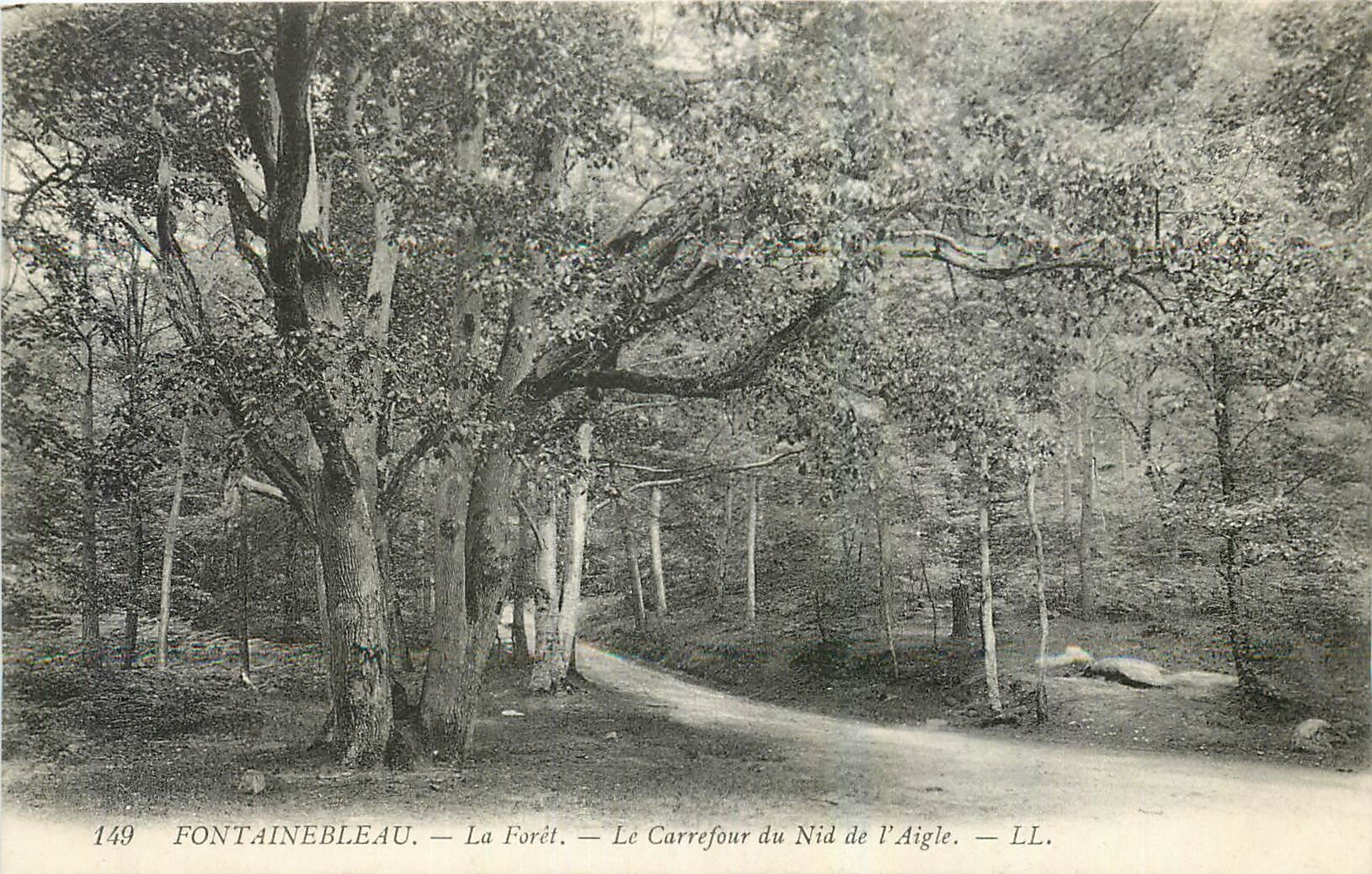 Fontainebleau — La Foresta — L'incrocio del Nid de l'Aigle — LL. — N° 149