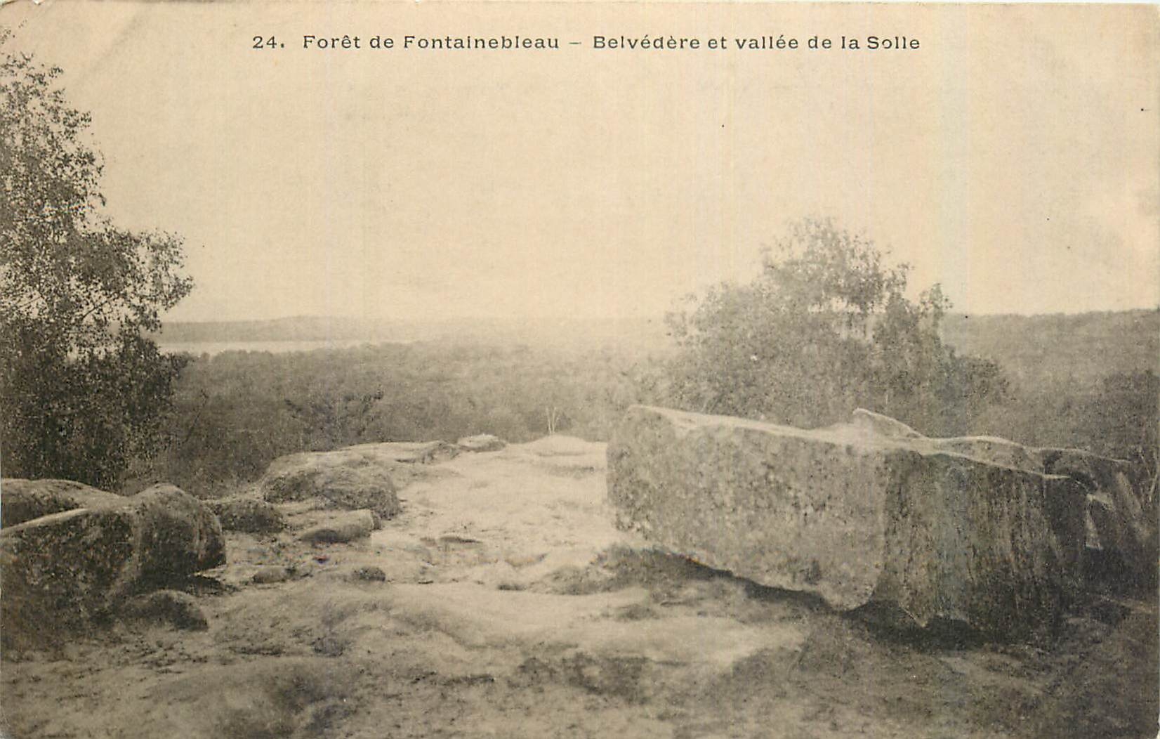 CPA Foret de Fontainebleau Belvedere et vallee de la Solle 