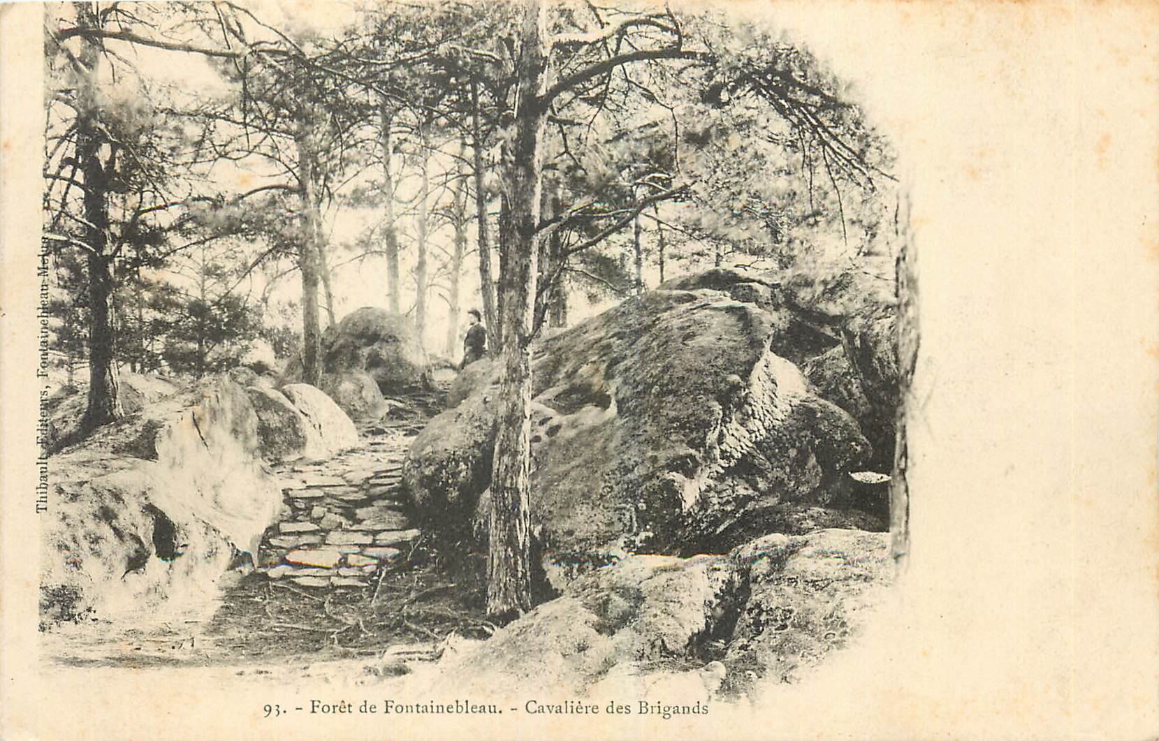CPA Foret de Fontainebleau Calvaliere des Brigands 